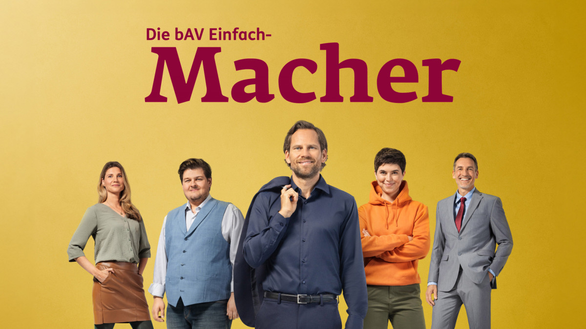 Die ERGO bAV Einfach-Macher.