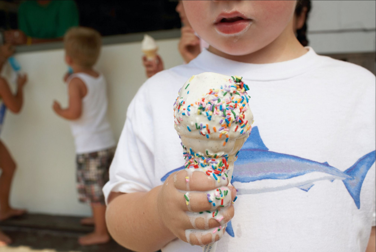 Ein schmelzendes Eis