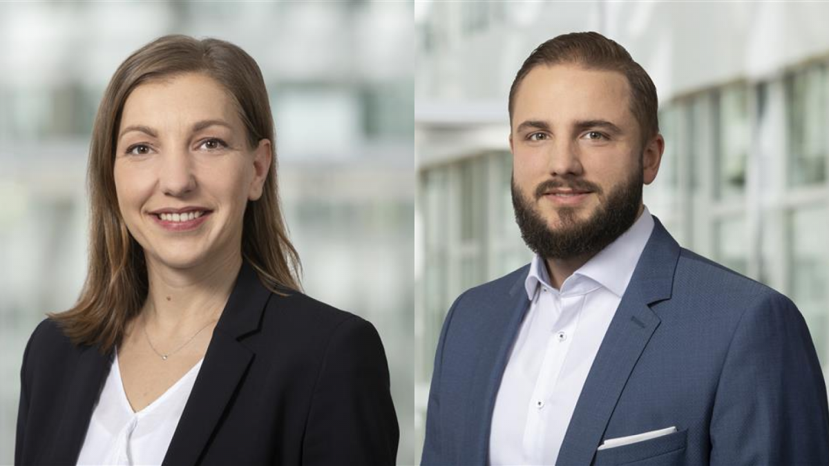 Juliane Löffler und Dennis Wittkamp, Analysten bei Assekurata