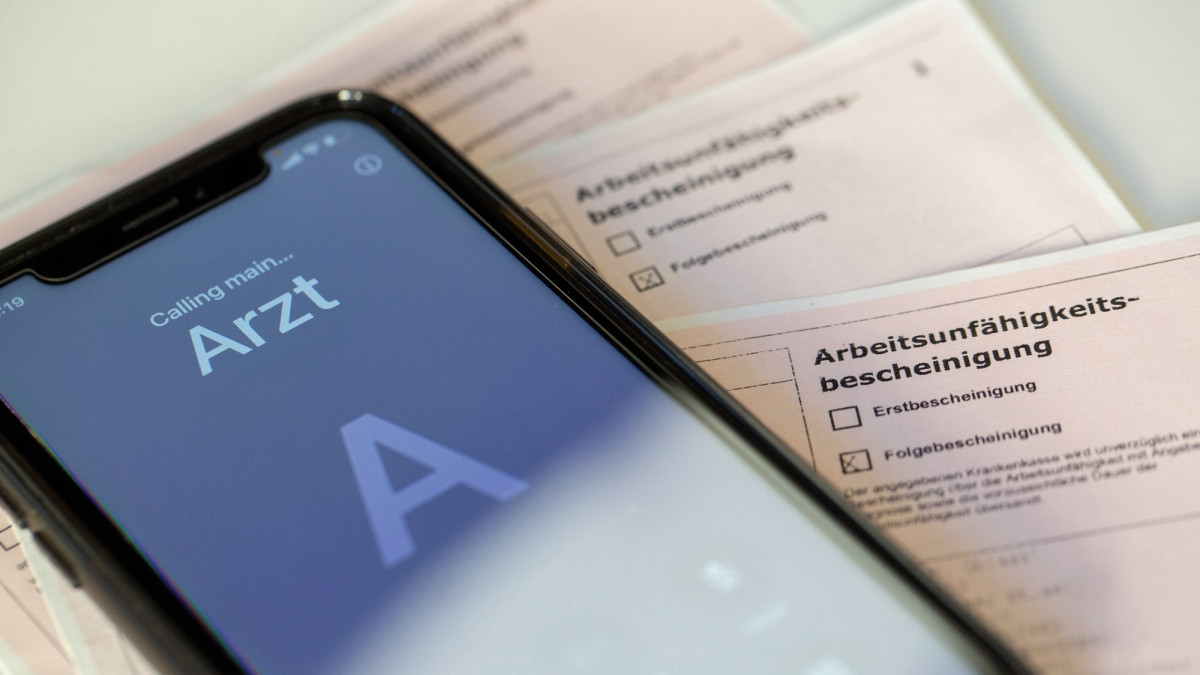 Symbolbild einer telefonischen Krankschreibung.