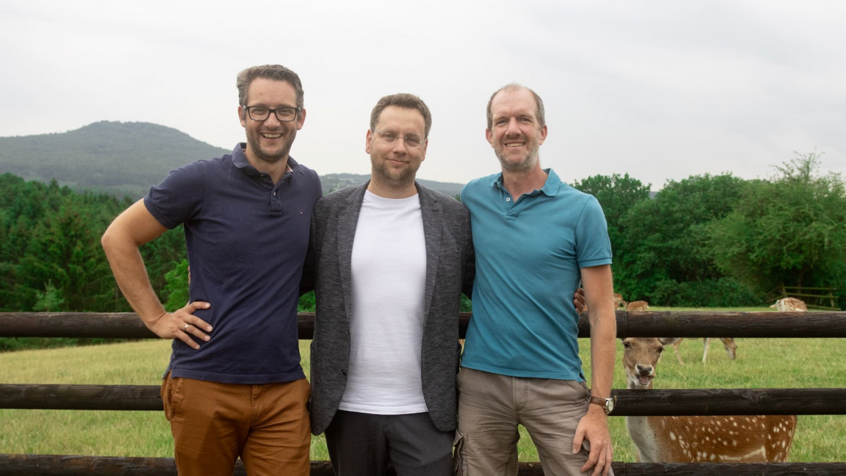 Jan Müller, Gorden Isler und Michael Rauch v.l.n.r.