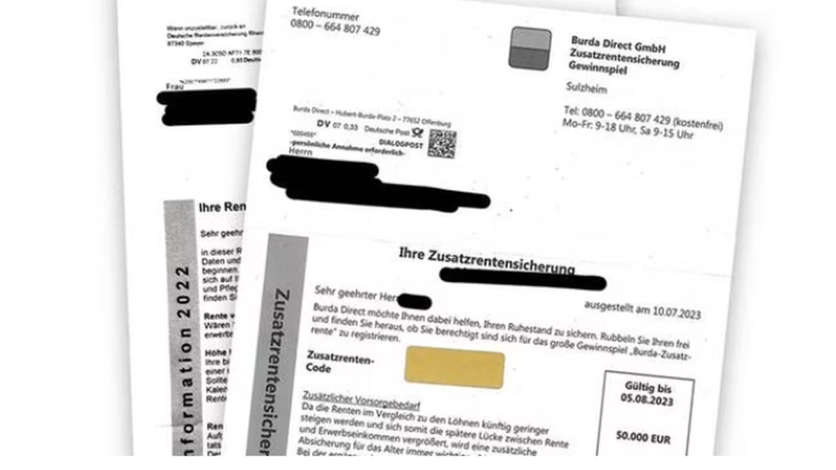 Fragwürdiges Gewinnspiel lockt mit Zusatzrente