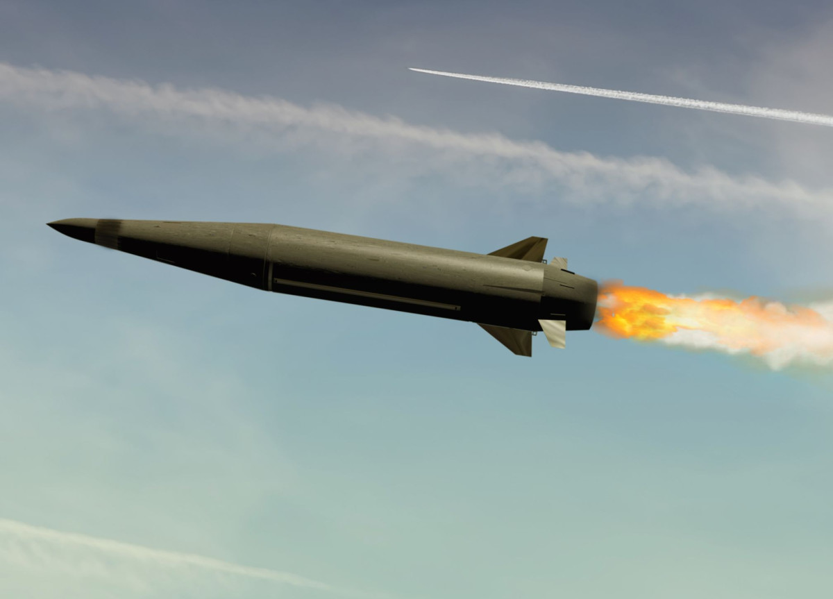 Bild einer Cruise-Missile-Rakete