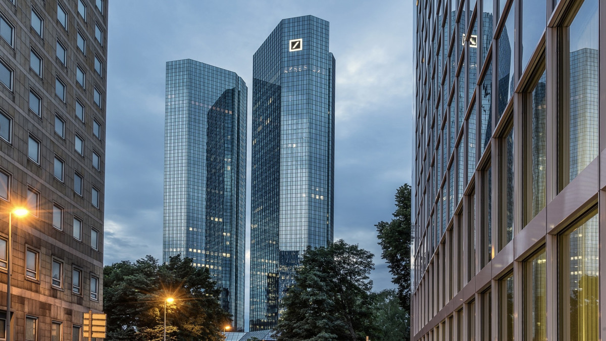 Der Deutsche-Bank-Sitz in Frankfurt am Main.