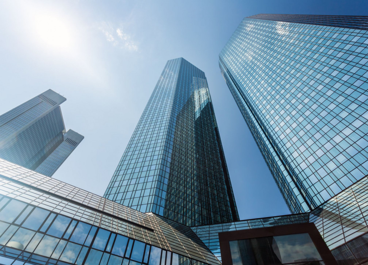 Zentrale der Deutschen Bank in Frankfurt am Main