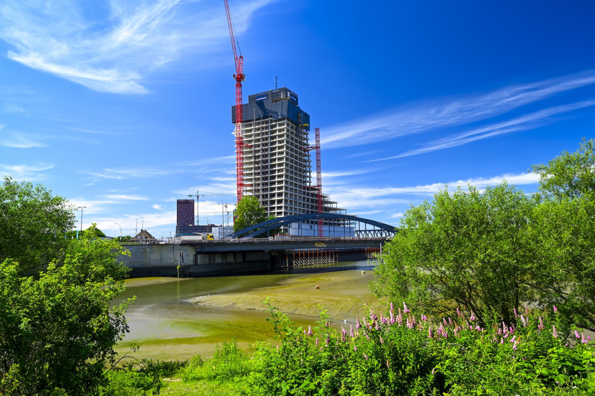 Der Elbtower in Hamburg in der Hafencity.