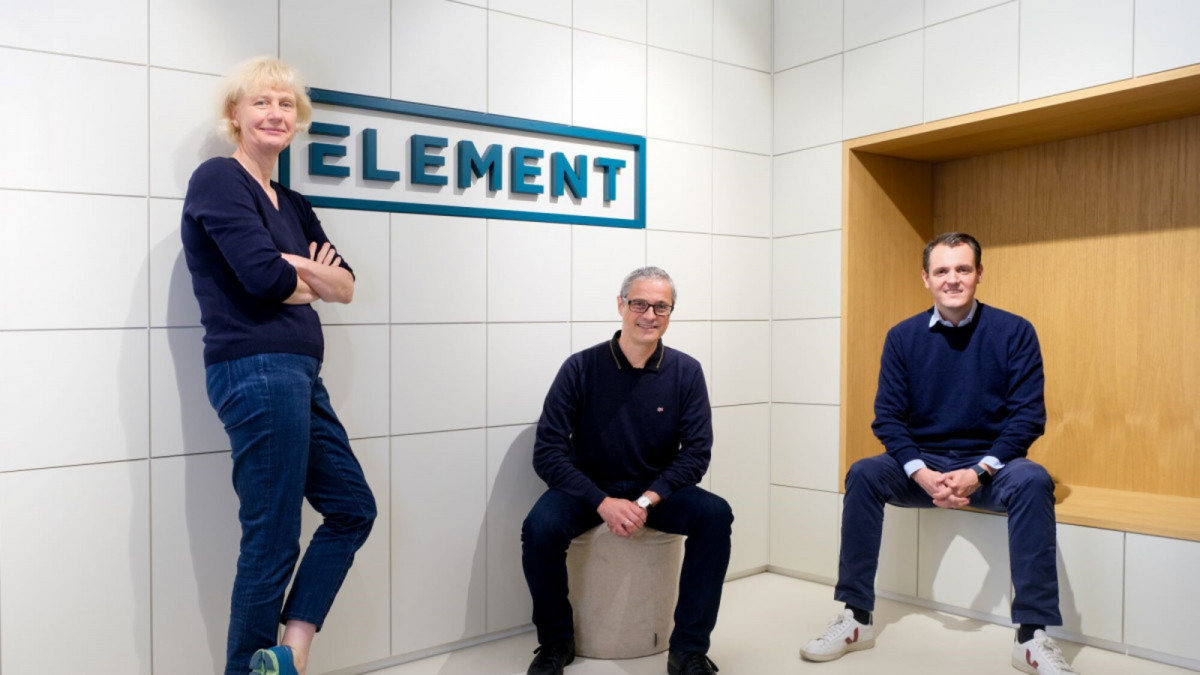 Die Element-Vorstände Astrid Stange, Michael Bongart und Philipp Hartz.