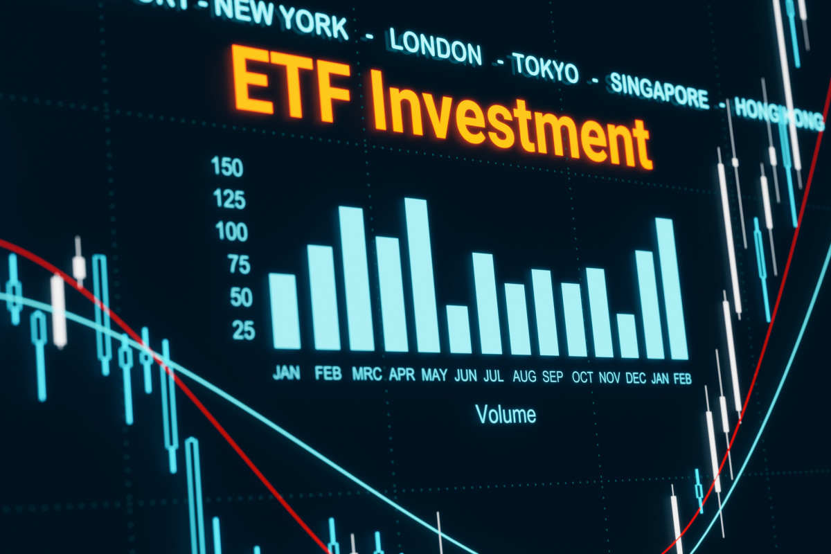Blick auf ein ETF-Investment-Chart