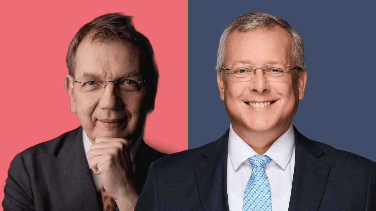 Aeiforia-Geschäftsführer Martin Gattung und Christian König, Hauptgeschäftsführer Verband der Privaten Bausparkassen e.V