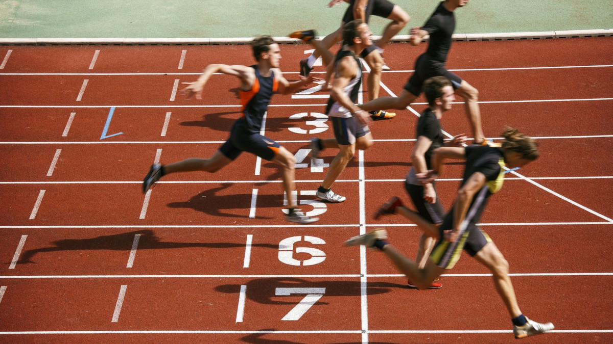 Fotofinish beim Zielsprint