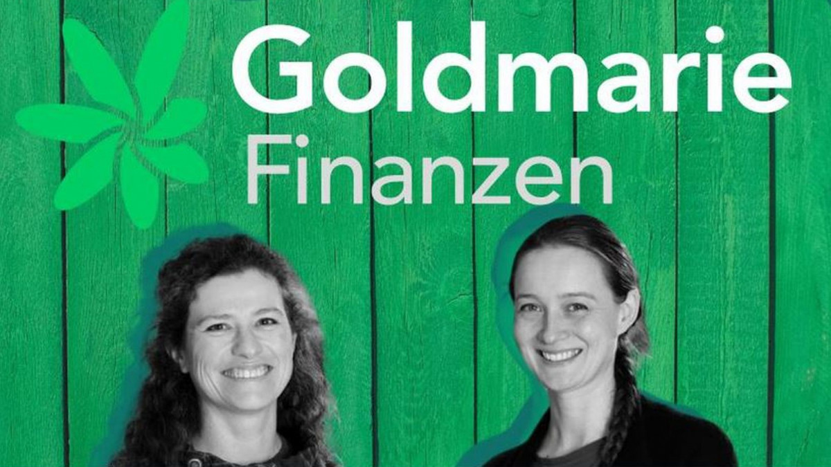 Die Gründerinnen von Goldmarie Finanzen, Caroline Löbhard (links) und Jennifer Rasch.