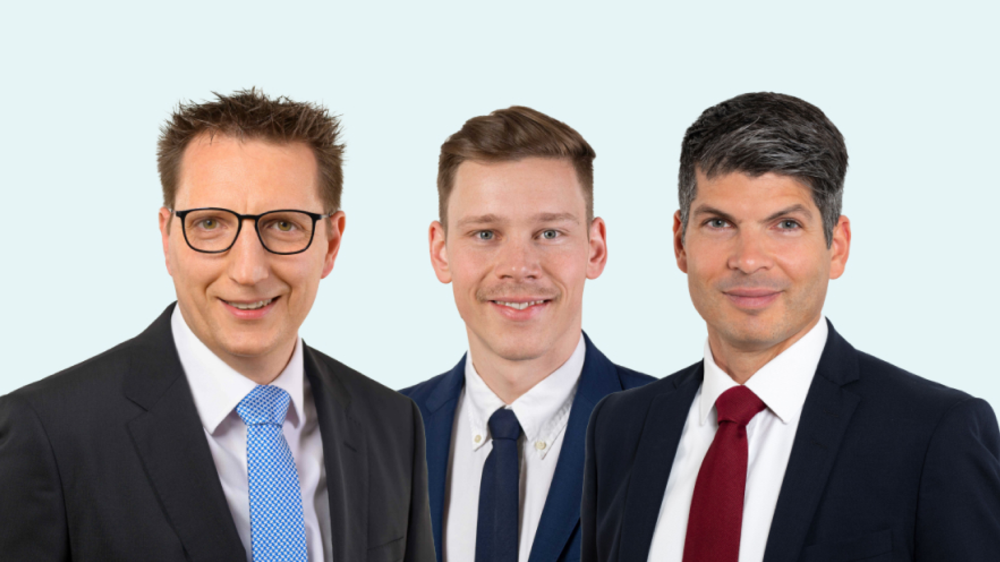 Till Hüttner, Alexander Prell und Sebastian Sattler