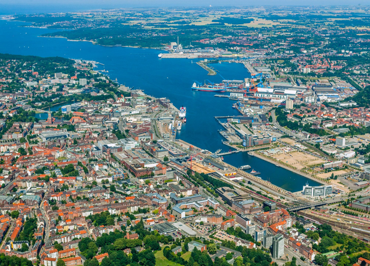 Blick über die Kieler Förde