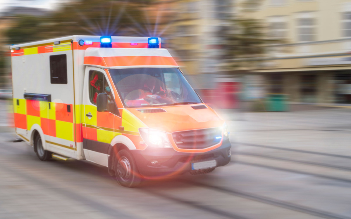 Krankenwagen im Einsatz