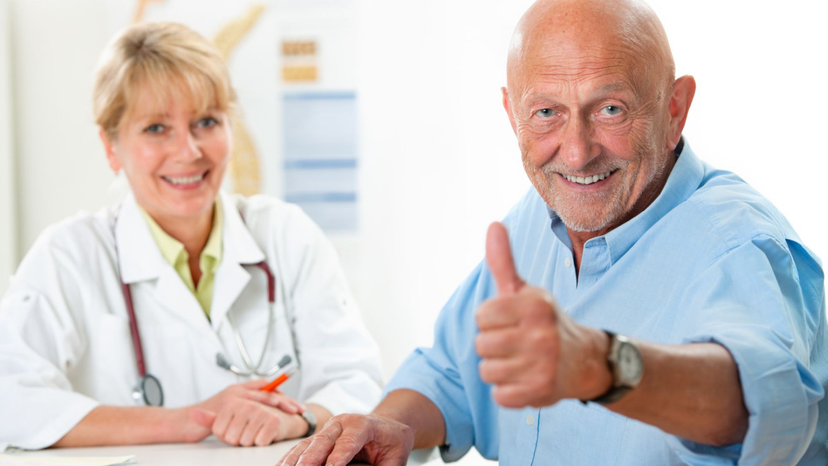 Patient bei seiner Ärztin