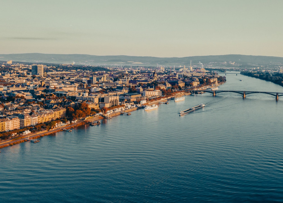 Blick über die Stadt Mainz