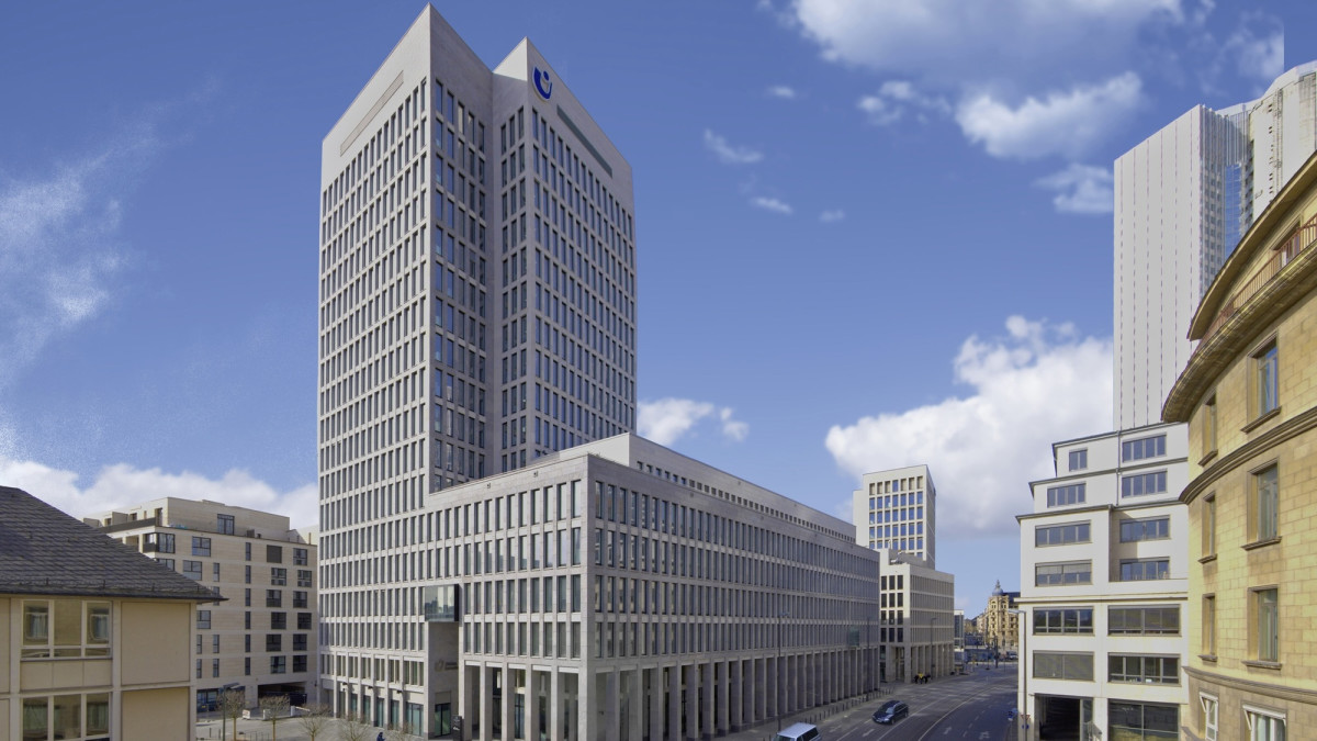 Der Hauptsitz von Union Investment in Frankfurt