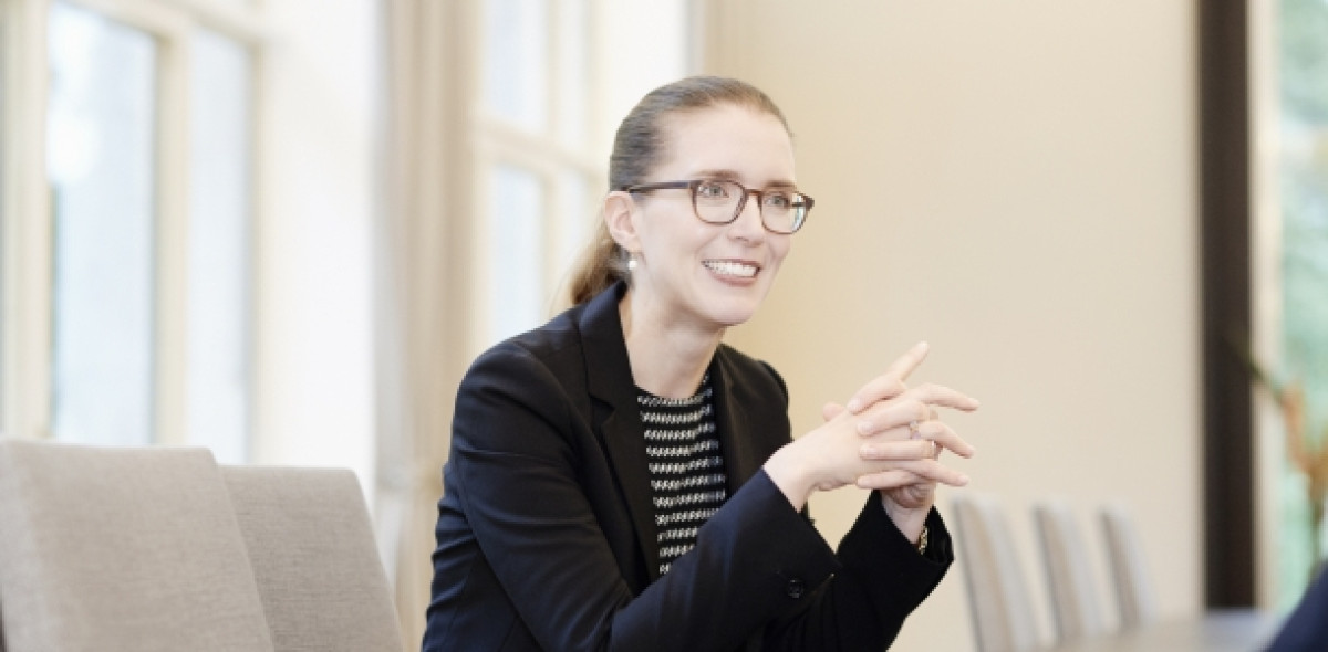 Bei uns können nun auch Verträge anderer Versicherer mit verwaltet werden, sagt Laura Gersch, Firmenkunden-Vorstand der Allianz Leben. Bild: Allianz