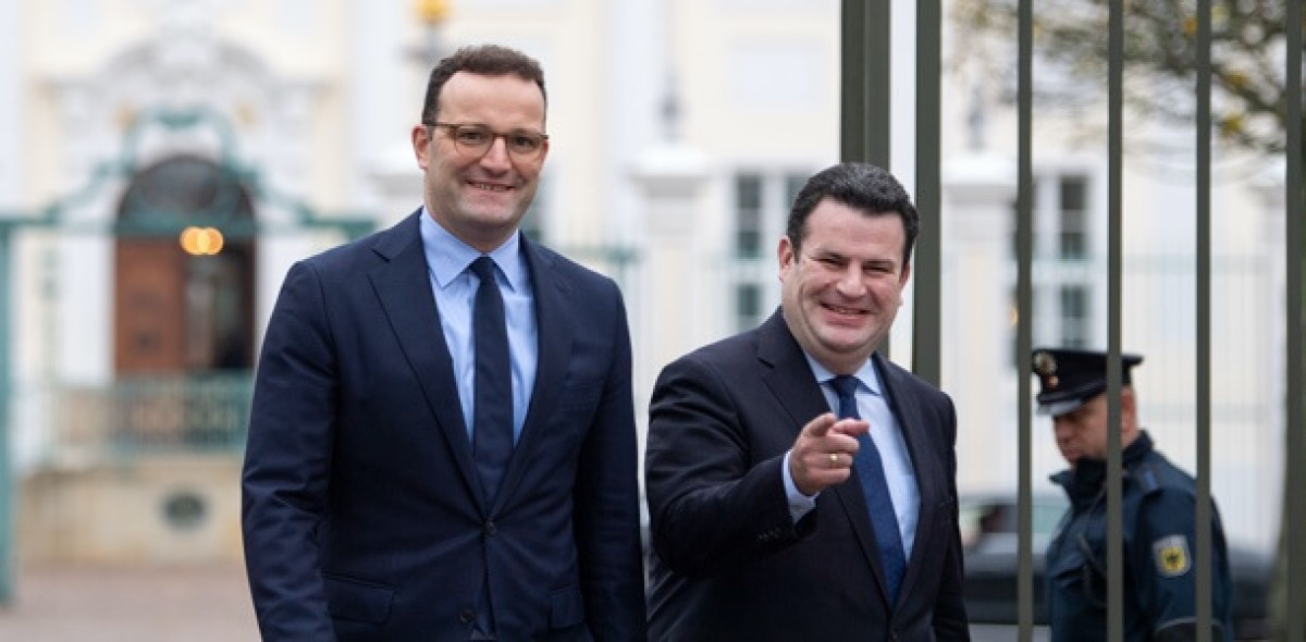 Bundesgesundheitsminister Jens Spahn (CDU) und Bundesarbeitsminister Hubertus Heil (SPD) haben sich bei der Grundrente geeinigt.