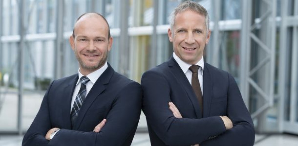 Die Eigentümer von Fonds Finanz, Markus Kiener (links) und Norbert Porazik, verkaufen 60 Prozent ihrer Anteile des Maklerpools an einen internationalen Investor. Bild: Fonds Finanz
