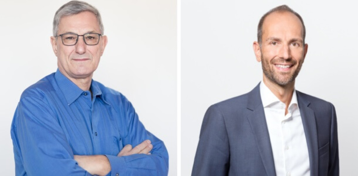 Bernd Riexinger, Parteivorsitzender Die Linke und Mitglied des Bundestages und Jürgen Michael Schick, Präsident des Immobilienverbands Deutschland IVD