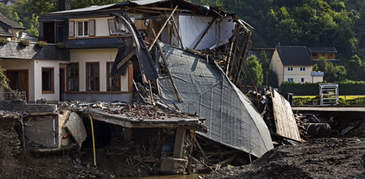 Naturgefahrenbilanz 2021: Versicherer zahlten 12,7 Milliarden Euro Bild: picture alliance/Zoonar/Stefan Ziese