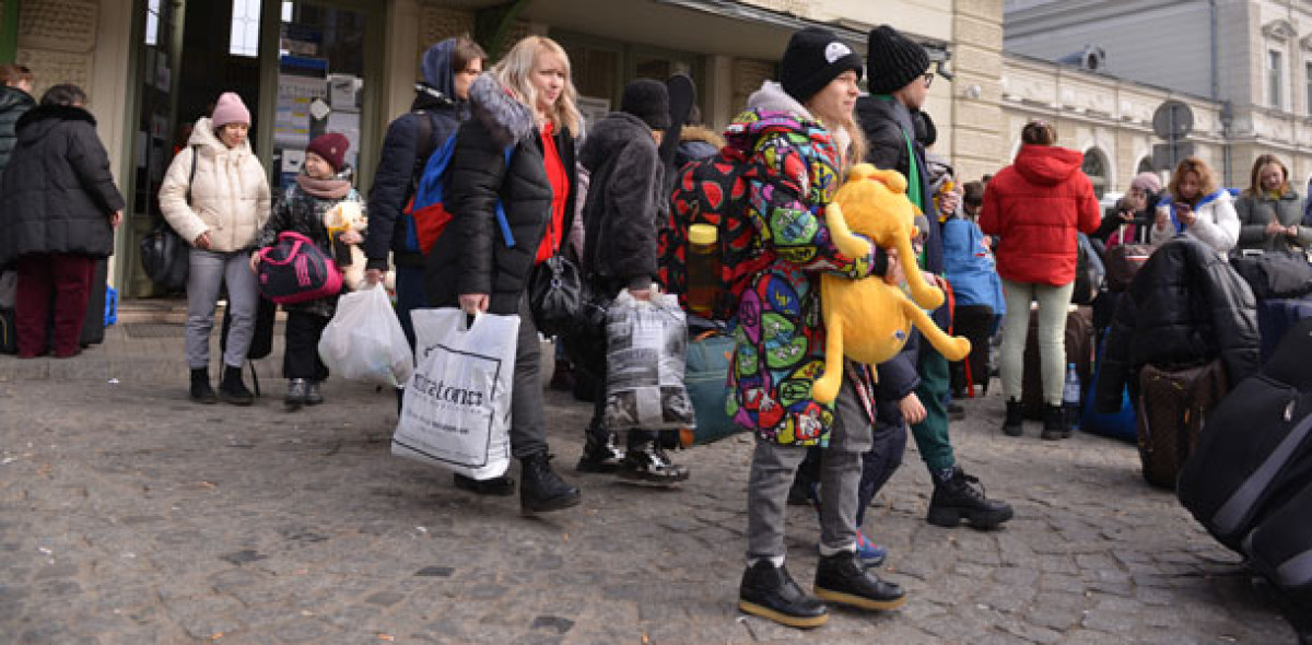 Ukraine-Flüchtlinge Bild: picture alliance/Matthias Tödt