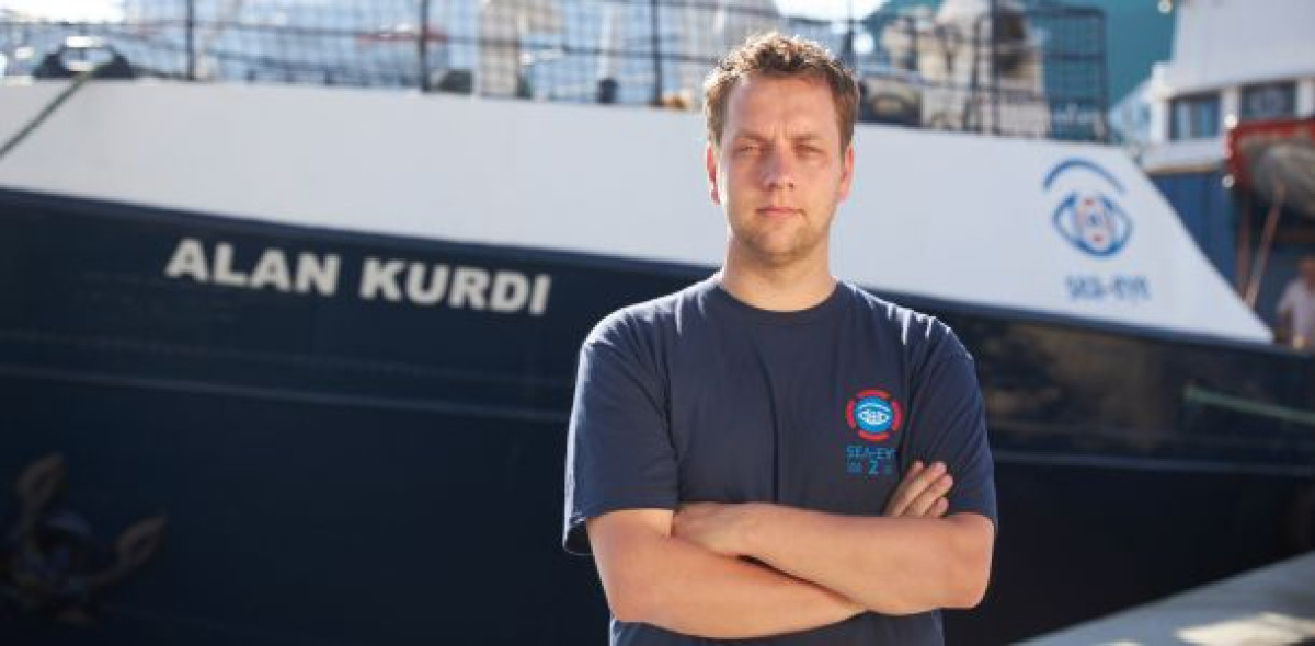 Hilft als Einsatzleiter ehrenamtlich auf dem Sea-Eye-Schiff "Alan Kurdi" bei der Seenotrettung von Flüchtlingen aus dem Mittelmeer: Versicherungsmakler Gorden Isler.