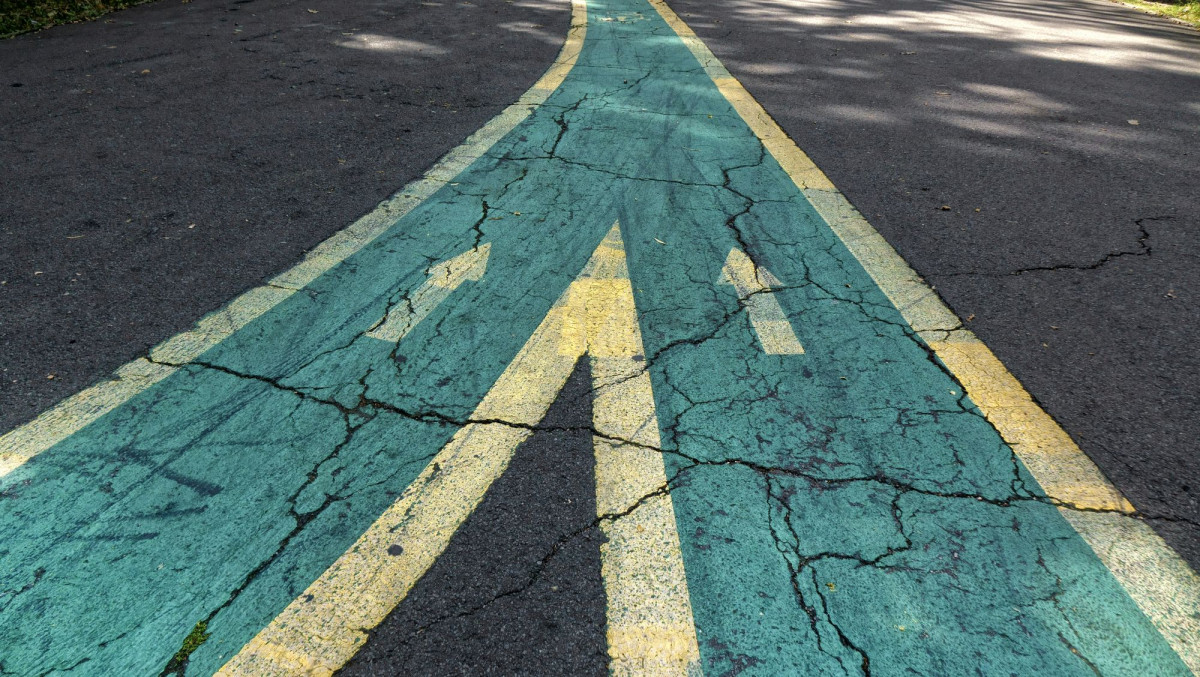 Zwei Wege werden zu einem