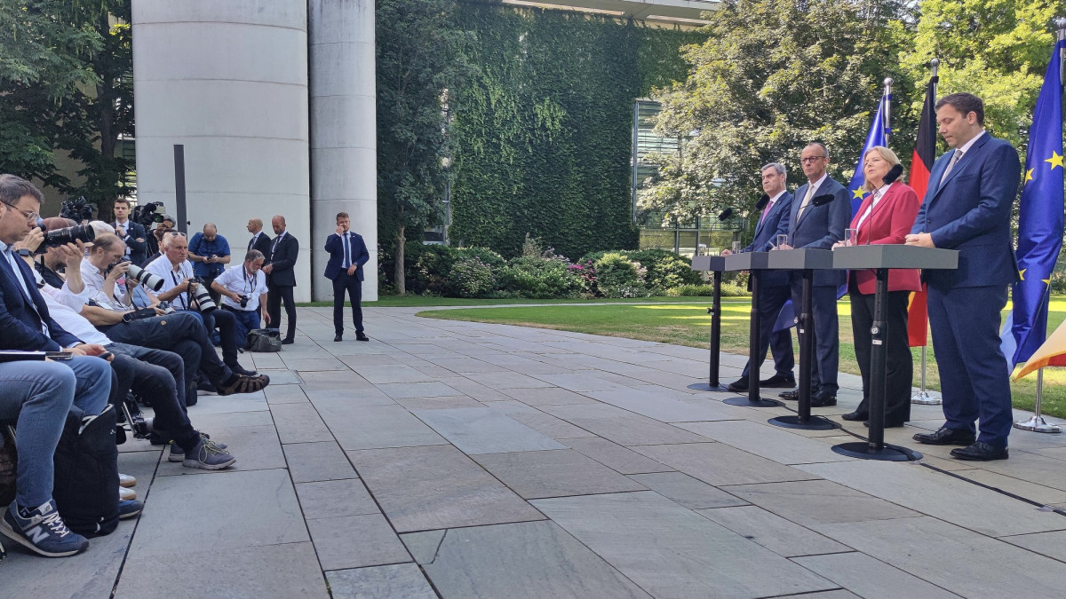 Pressekonferenz der Bundesregierung nach Koalitionsausschuss