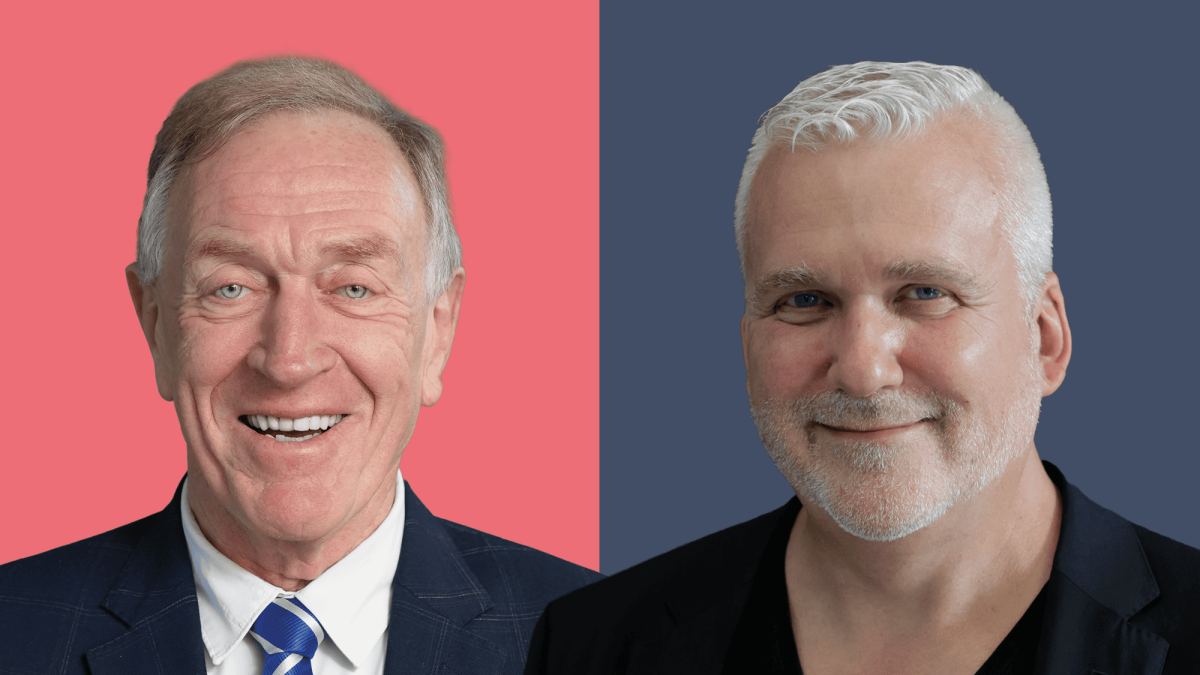BVK-Präsident Michael H. Heinz und Versicherungsmathematiker Axel Kleinlein