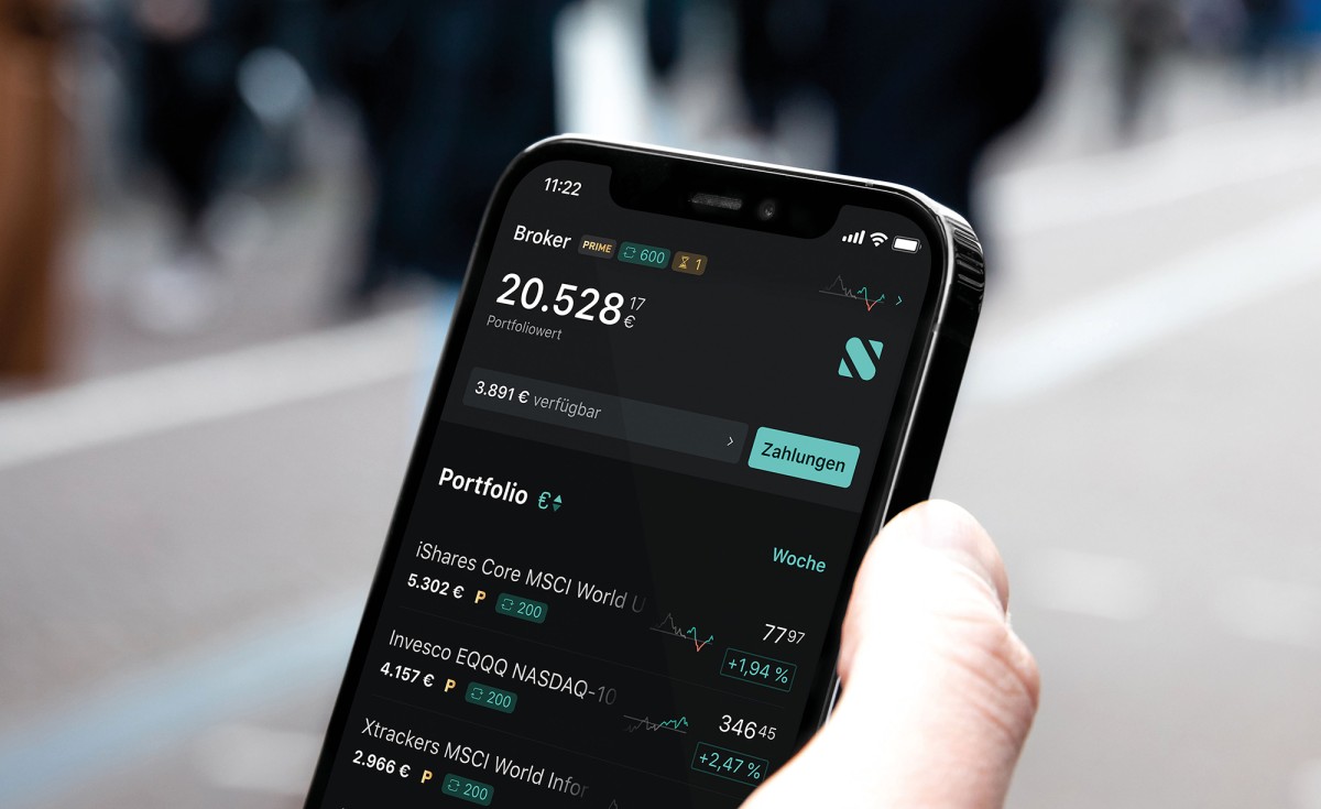 Scalable Capital bietet seinen Kunden 2,3 Prozent Zinsen jährlich auf Spareinlagen.