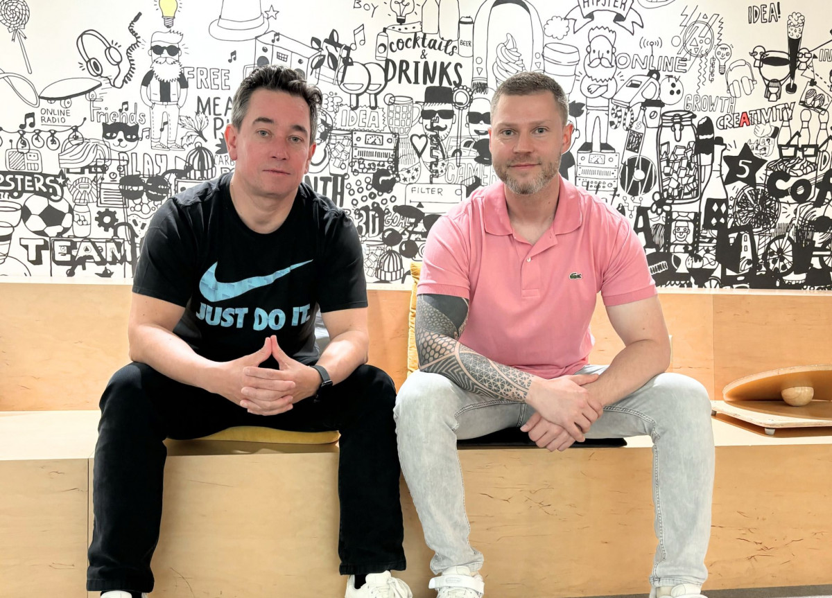 Die Vinlivt-Gründer Dariusz Borowski und Uwe Lätsch