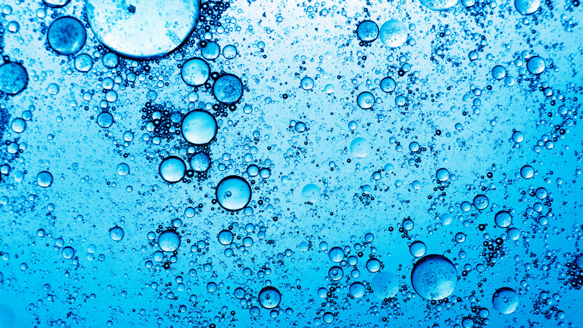 sprudelndes Wasser