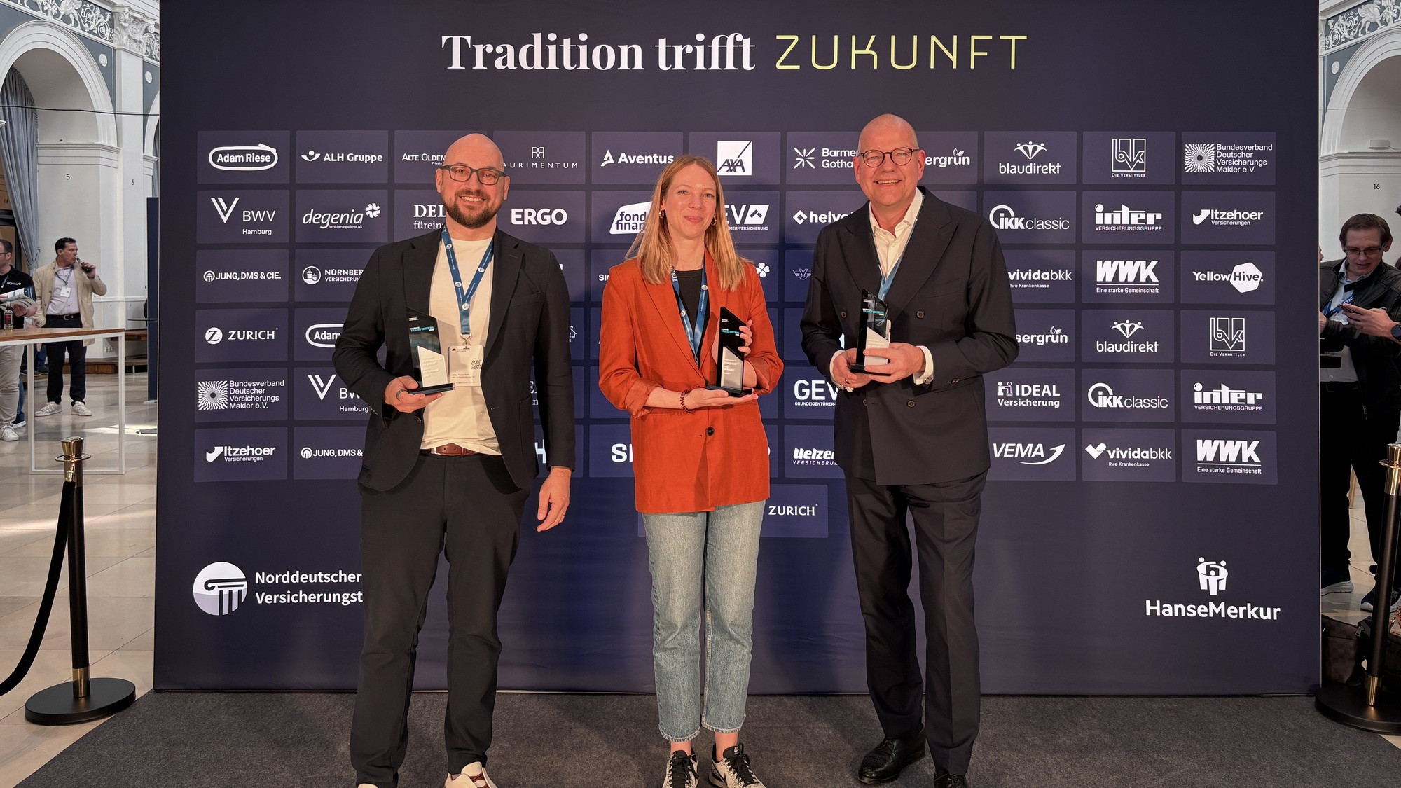 Award-Verleihung auf dem Norddeutschen Versichrungstag